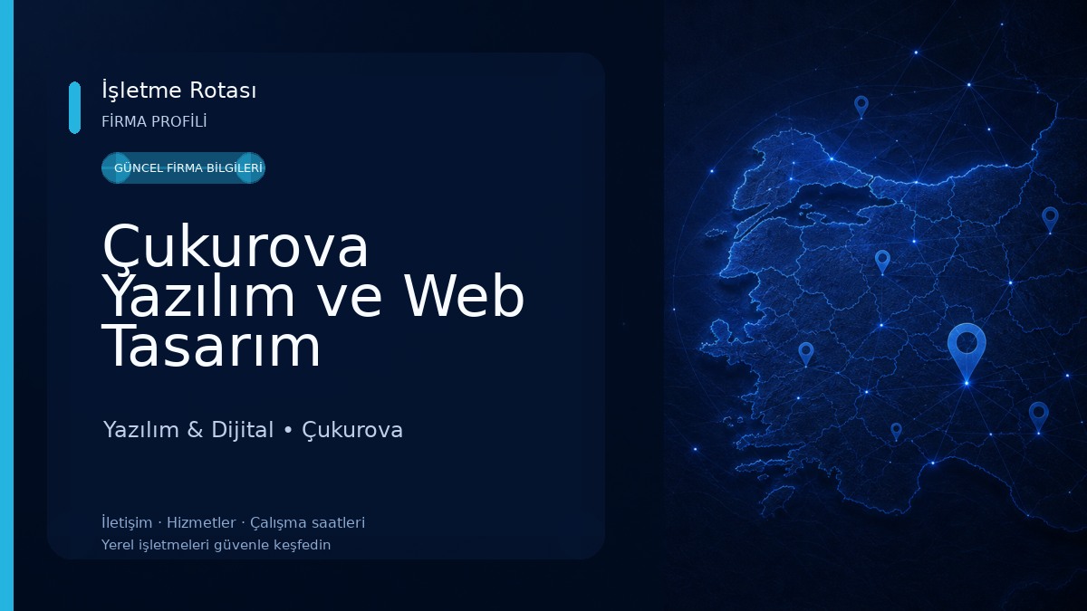 Çukurova Yazılım ve Web Tasarım Yazılım & Dijital