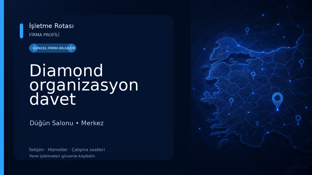 Diamond organizasyon davet 