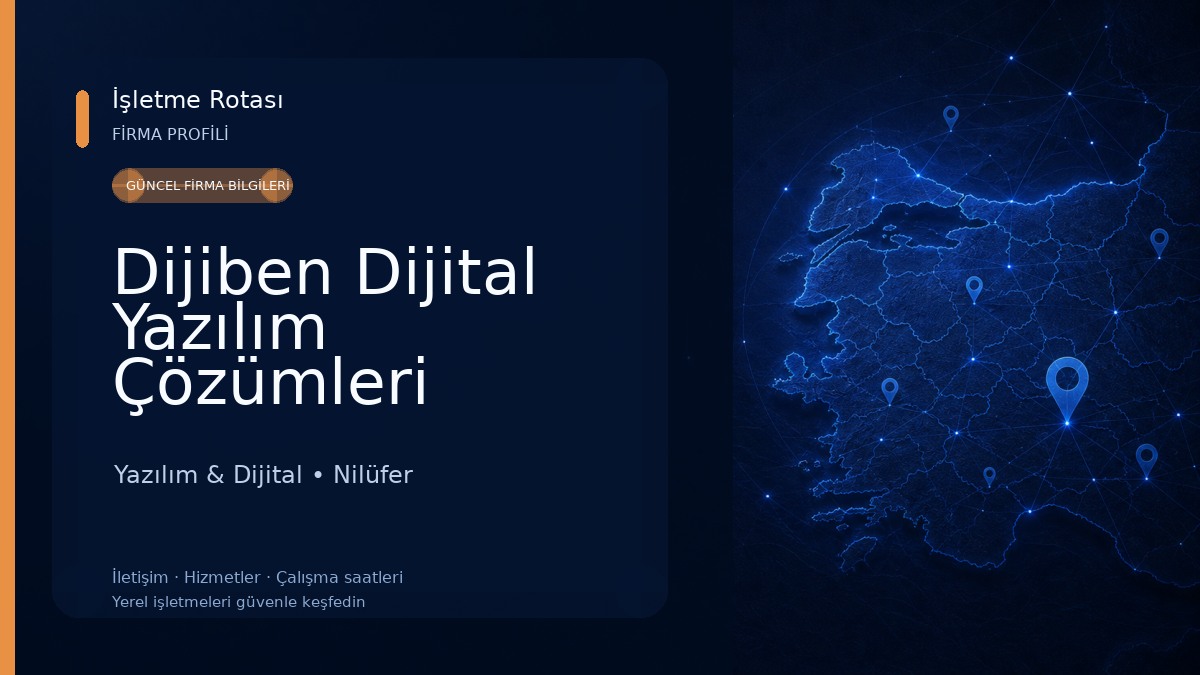Dijiben Dijital Yazılım Çözümleri Yazılım & Dijital