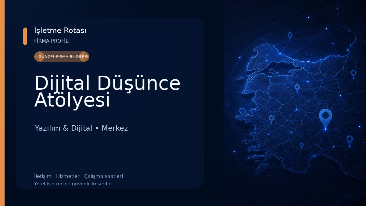 Dijital Düşünce Atölyesi Yazılım & Dijital