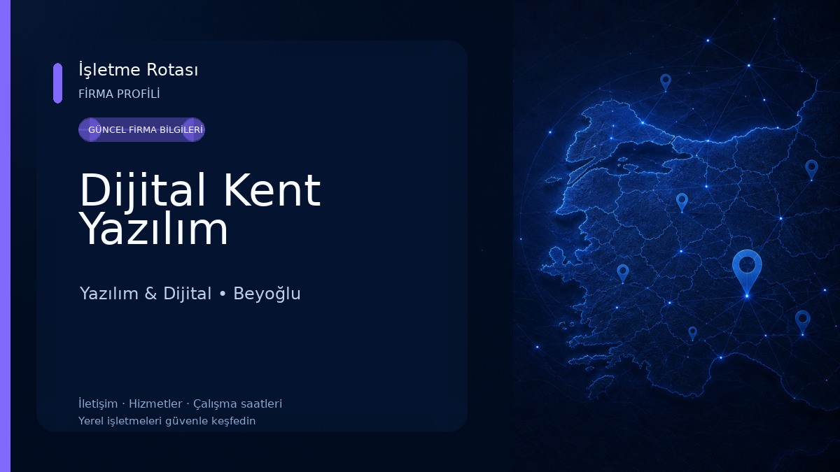 Dijital Kent Yazılım Yazılım & Dijital