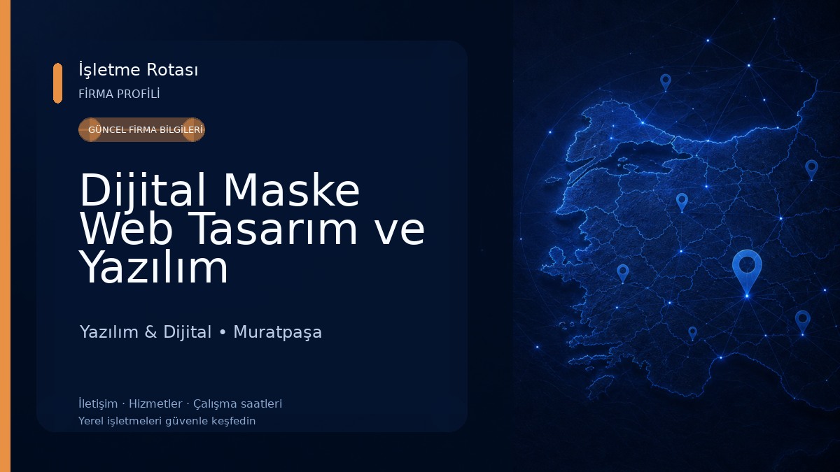 Dijital Maske Web Tasarım ve Yazılım Hizmetleri