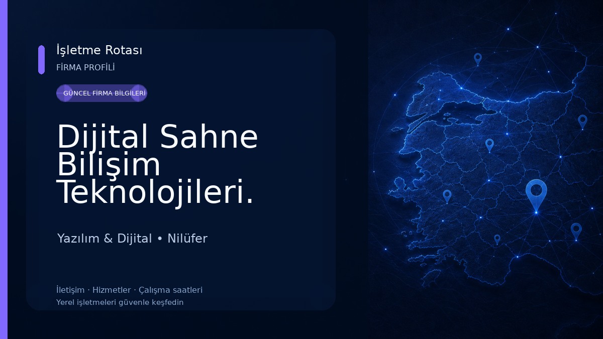 Dijital Sahne Bilişim Teknolojileri. Yazılım & Dijital