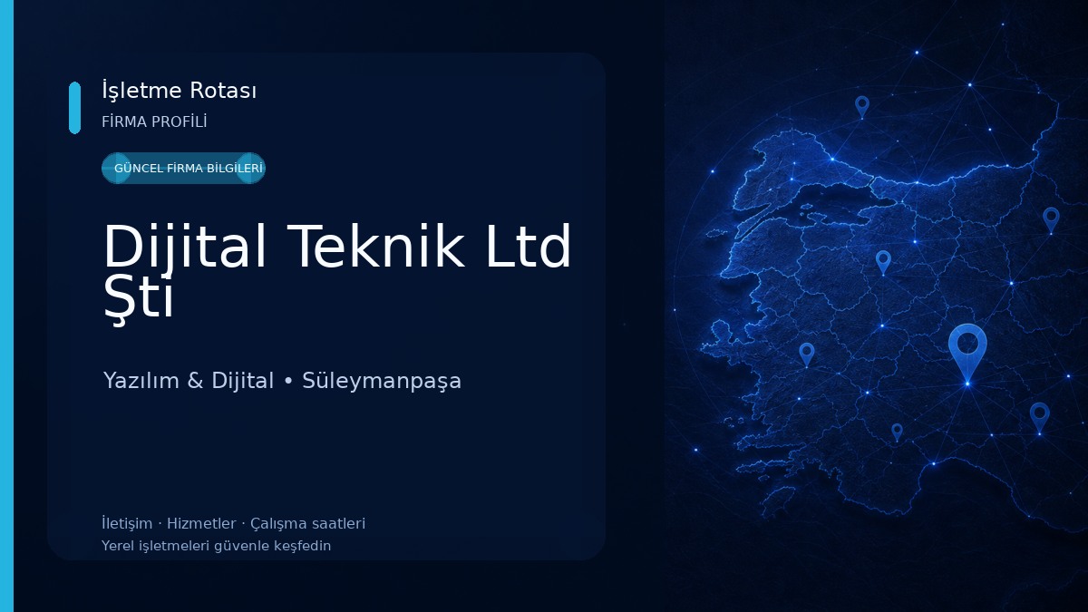Dijital Teknik Ltd Şti 