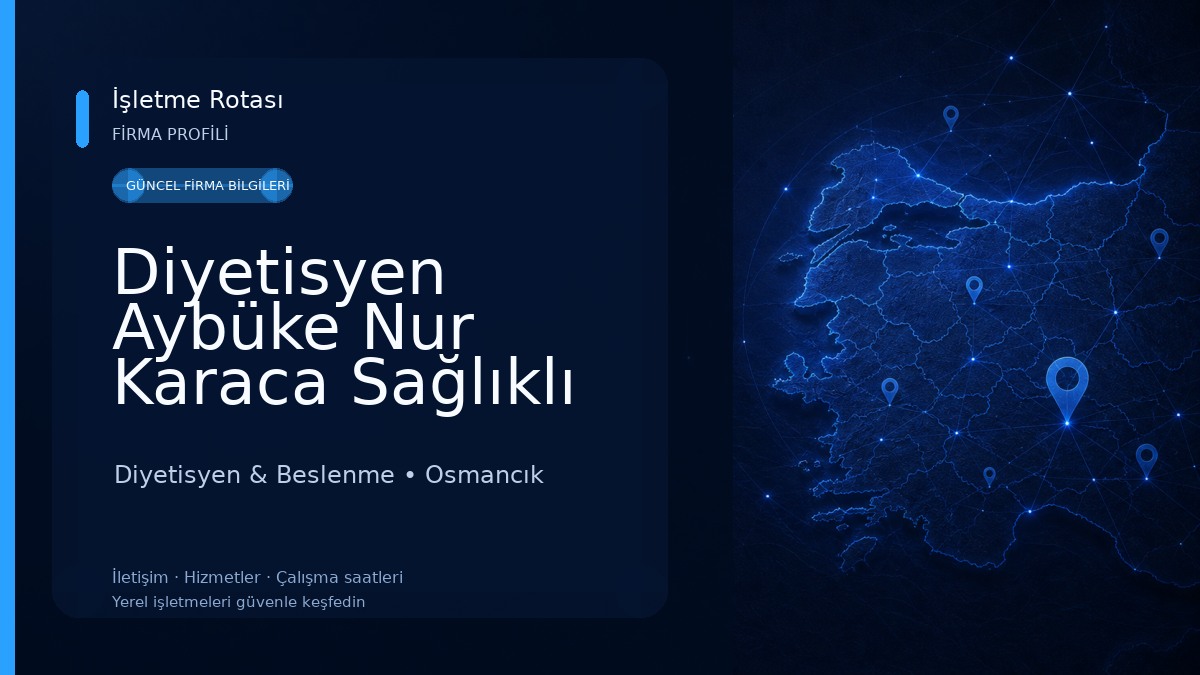 Diyetisyen Aybüke Nur Karaca Sağlıklı Beslenme ve Diyet Danışmanlığı Diyetisyen & Beslenme