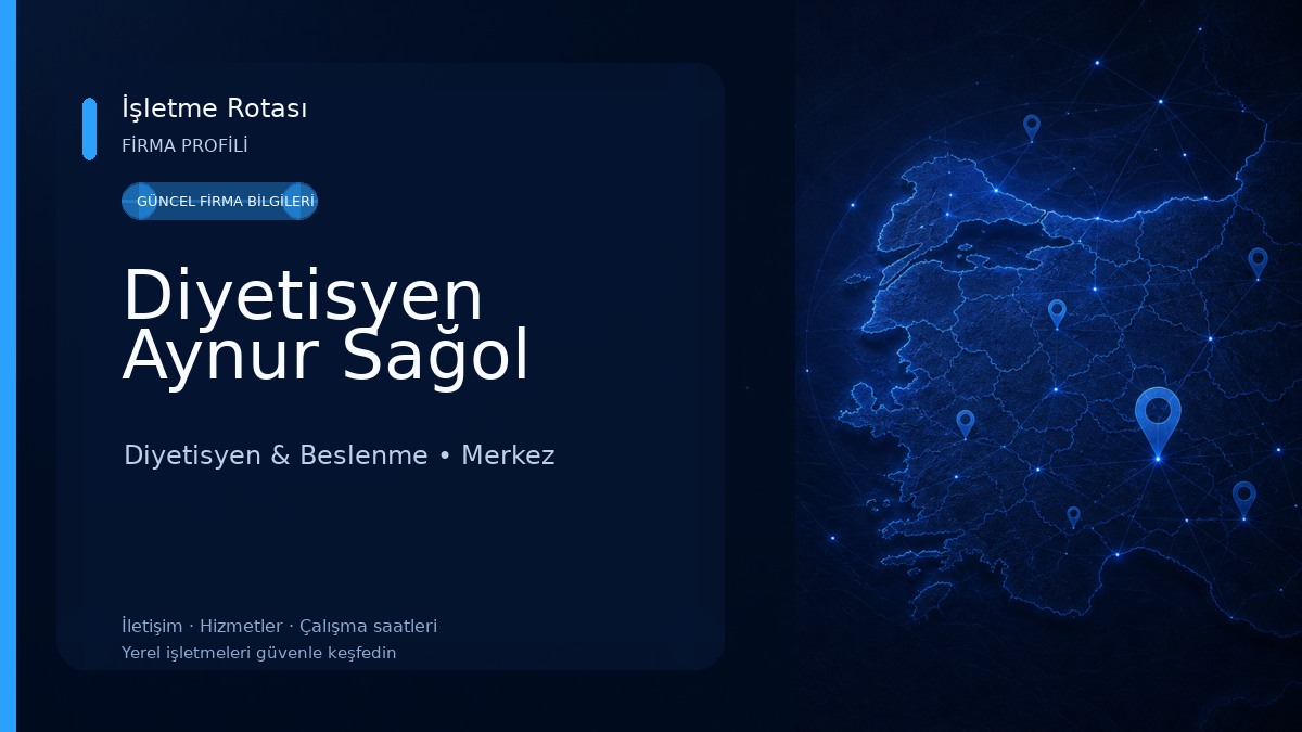 Diyetisyen Aynur Sağol 