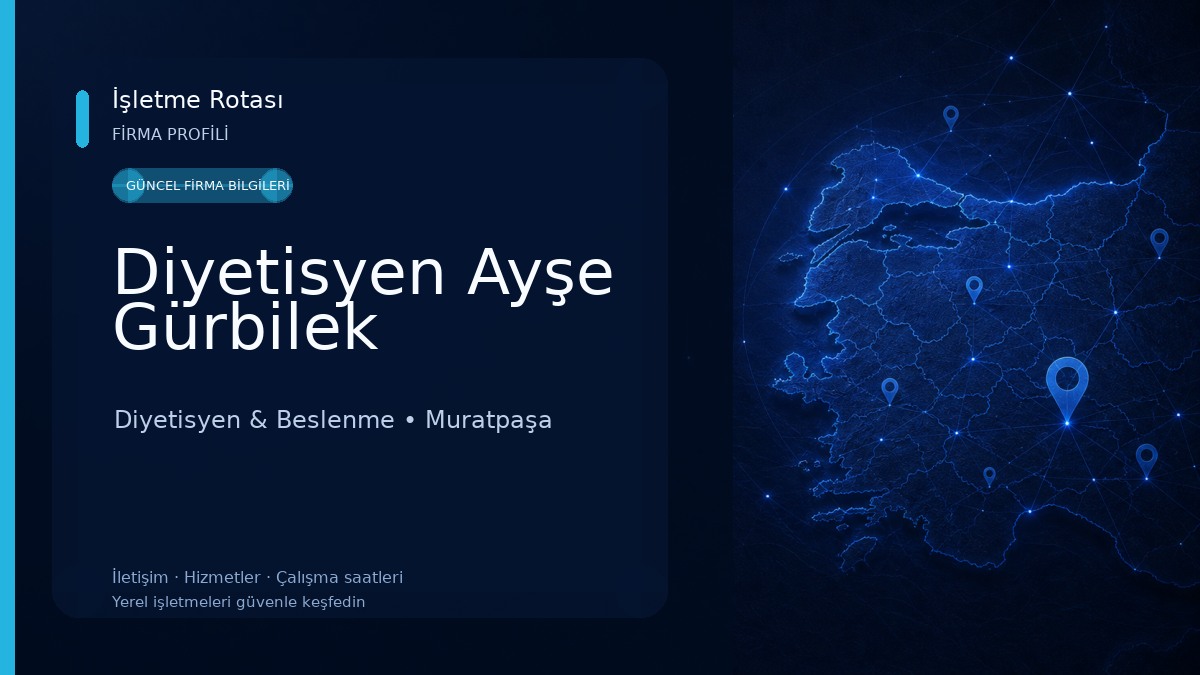 Diyetisyen Ayşe Gürbilek