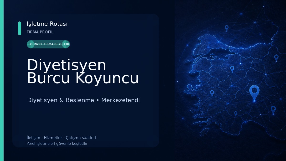 Diyetisyen Burcu Koyuncu Diyetisyen & Beslenme