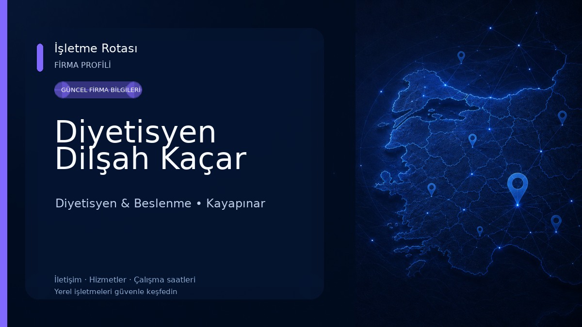 Diyetisyen Dilşah Kaçar Diyetisyen & Beslenme