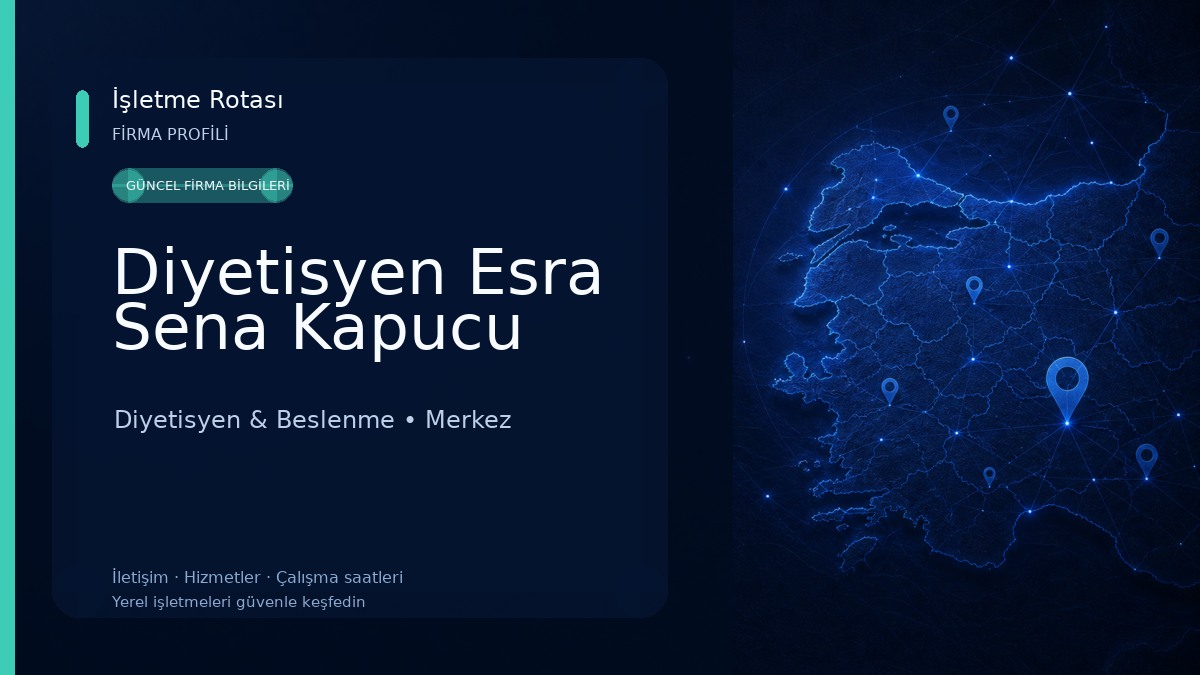 Diyetisyen Esra Sena Kapucu Diyetisyen & Beslenme