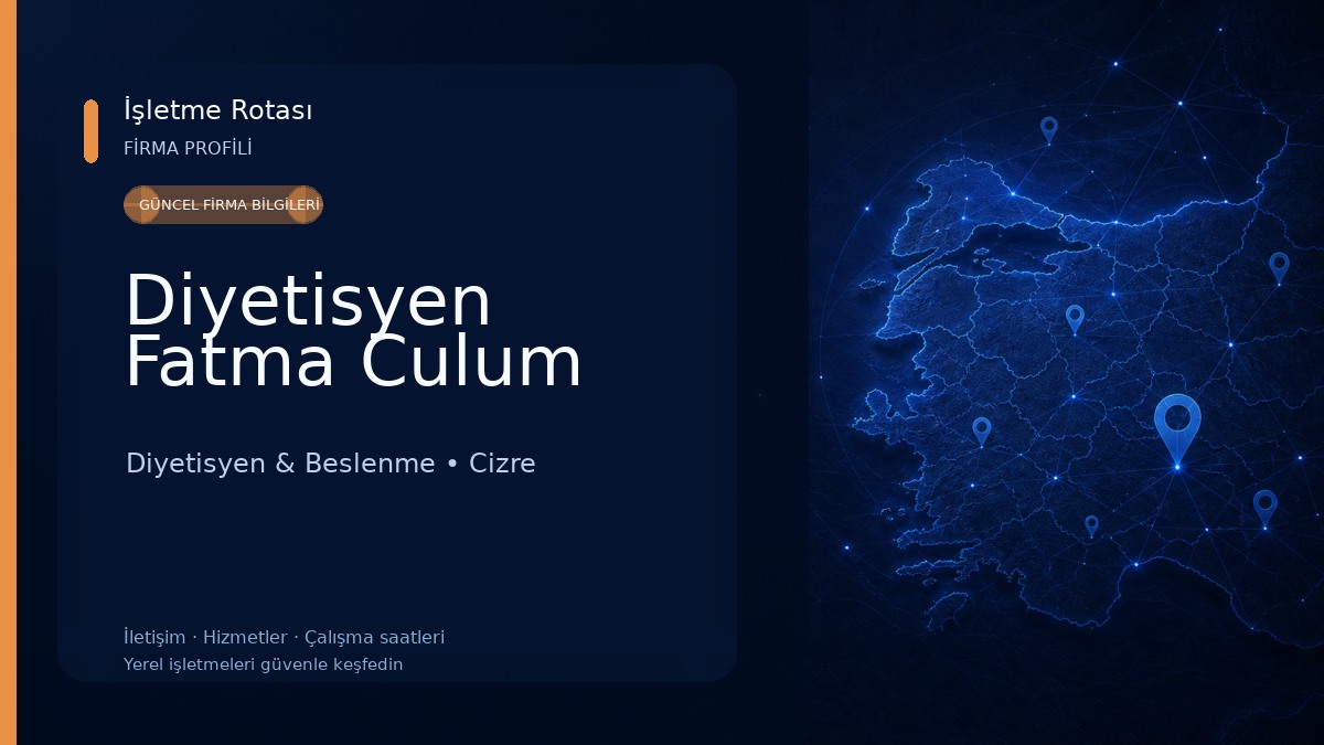 Diyetisyen Fatma Culum 