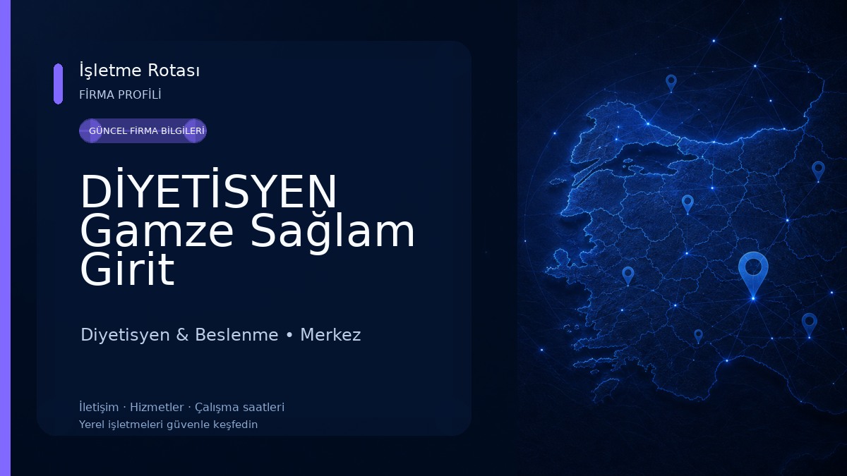 DİYETİSYEN Gamze Sağlam Girit Diyetisyen & Beslenme