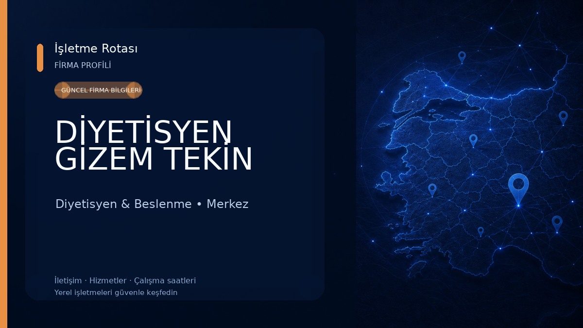 DİYETİSYEN GİZEM TEKİN 