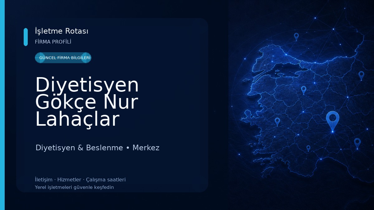 Diyetisyen Gökçe Nur Lahaçlar