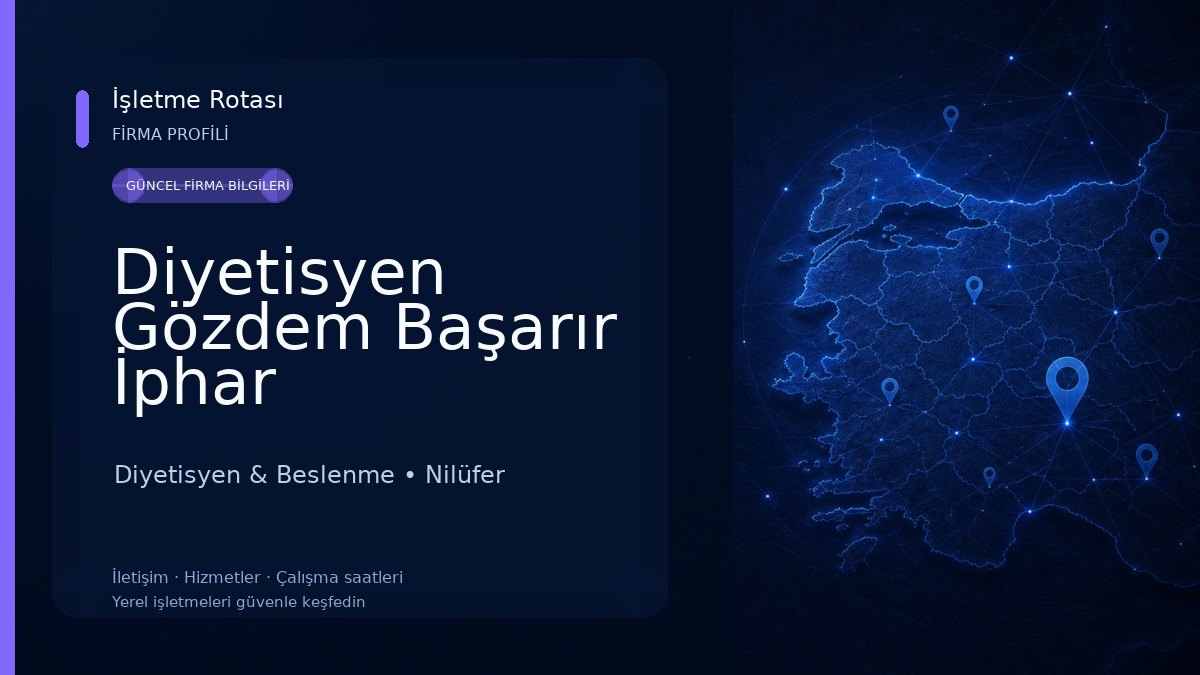 Diyetisyen Gözdem Başarır İphar Diyetisyen & Beslenme