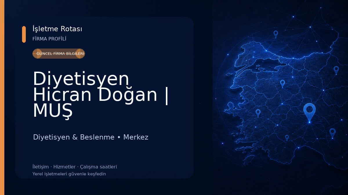 Diyetisyen Hicran Doğan | MUŞ 