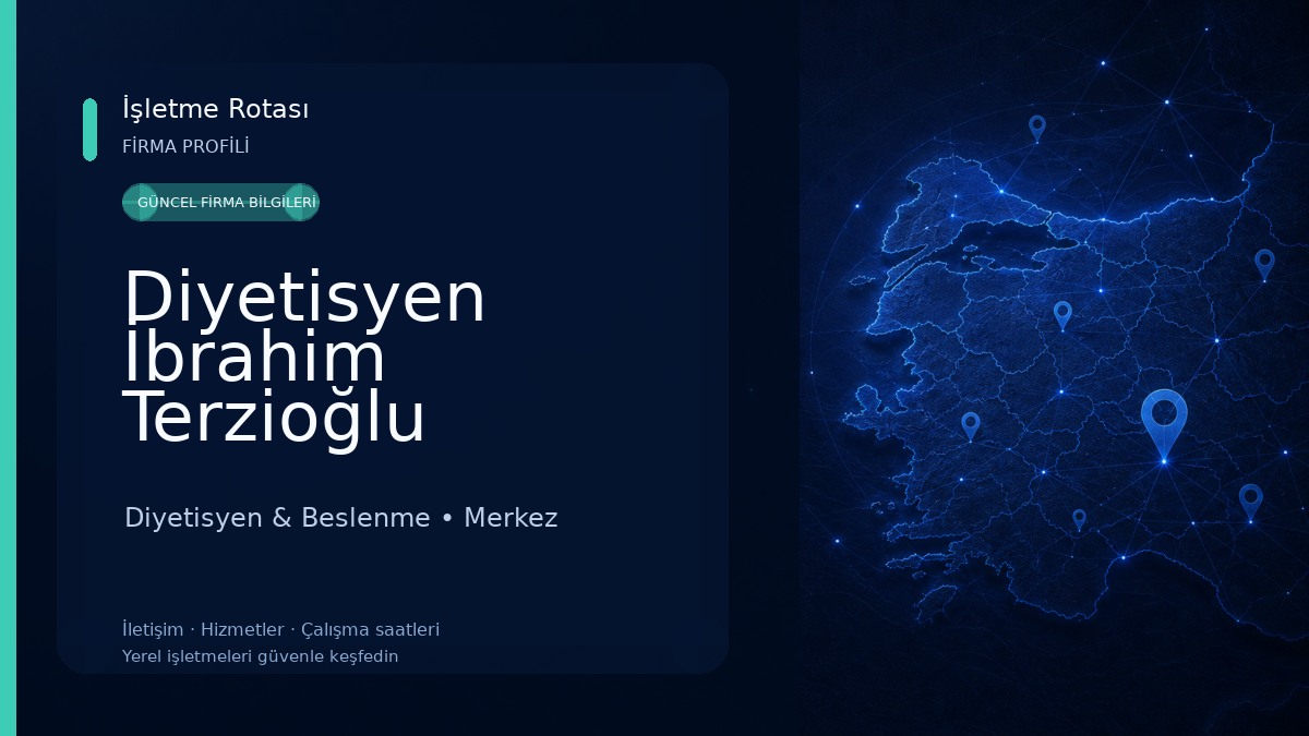 Diyetisyen İbrahim Terzioğlu 