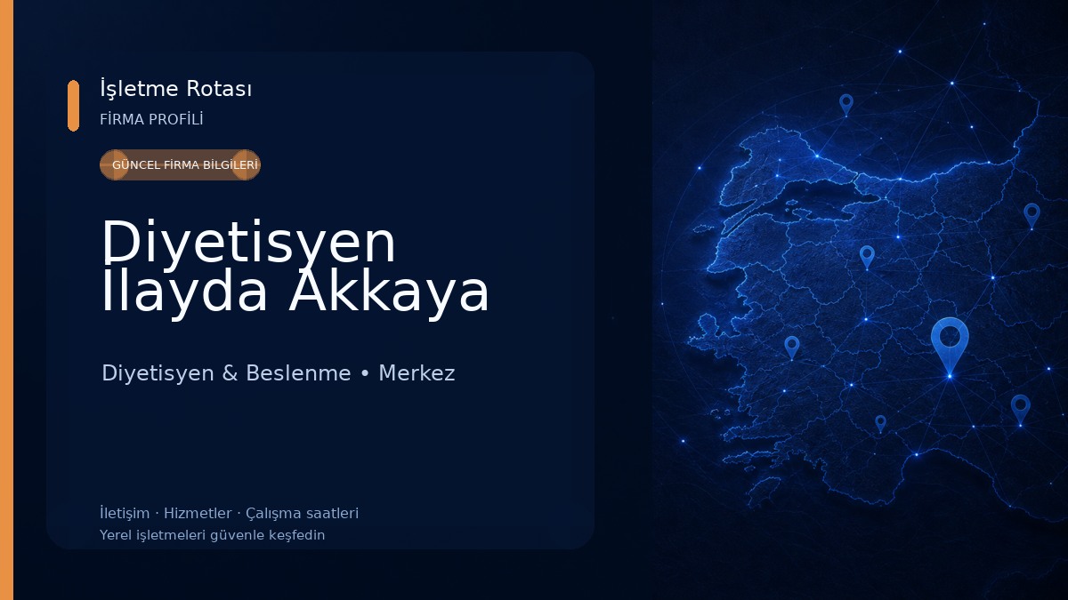 Diyetisyen İlayda Akkaya 