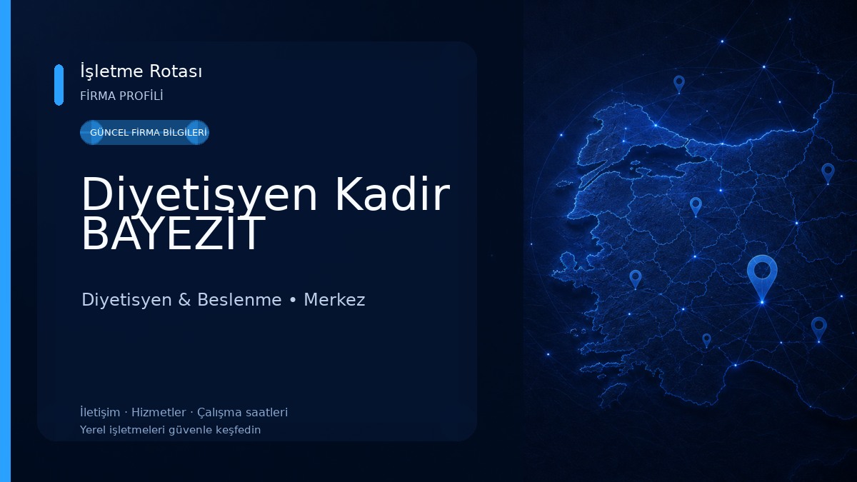 Diyetisyen Kadir BAYEZİT