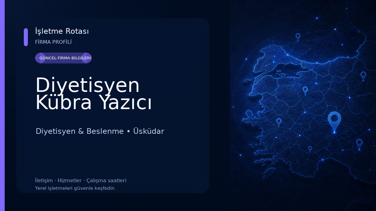 Diyetisyen Kübra Yazıcı Diyetisyen & Beslenme