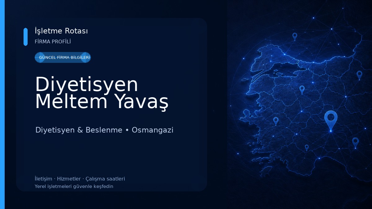 Diyetisyen Meltem Yavaş