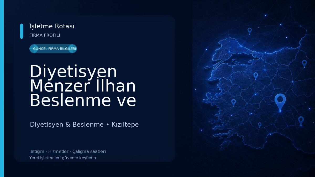 Diyetisyen Menzer İlhan Beslenme ve Diyet Danışmanlık Merkezi Diyetisyen & Beslenme