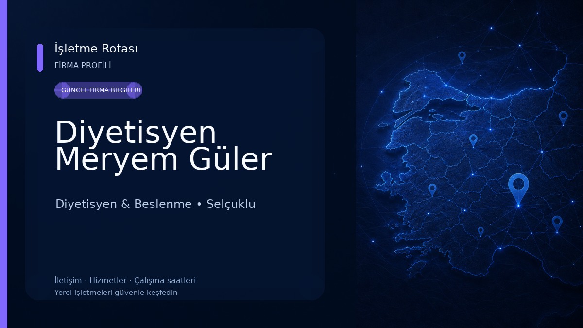 Diyetisyen Meryem Güler Diyetisyen & Beslenme