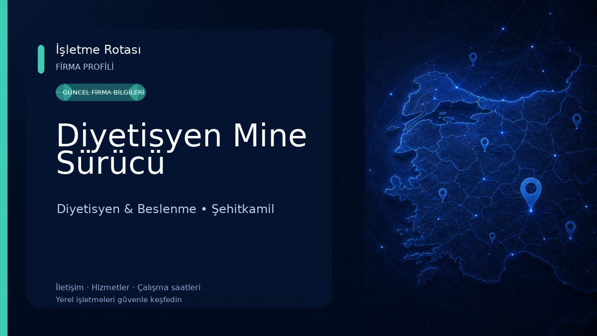 Diyetisyen Mine Sürücü
