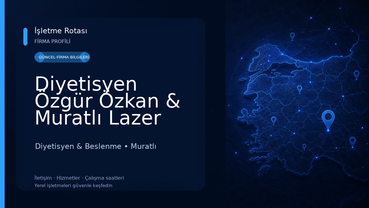Diyetisyen Özgür Özkan & Muratlı Lazer