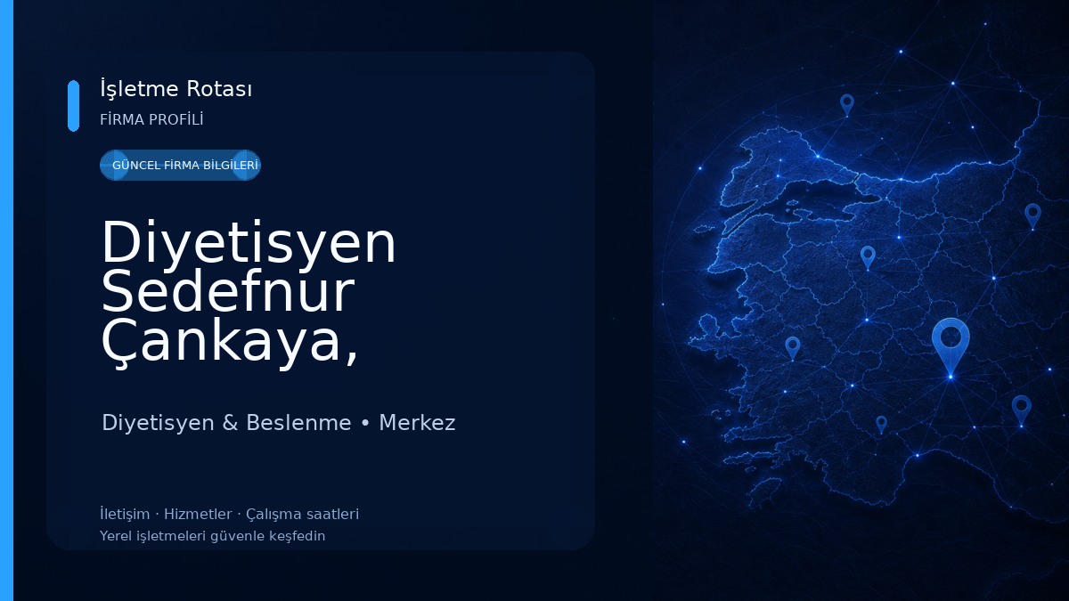Diyetisyen Sedefnur Çankaya, Diet&More Diyetisyen & Beslenme