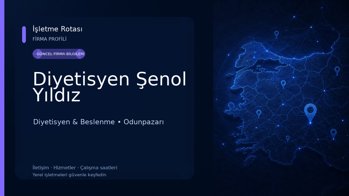 Diyetisyen Şenol Yıldız 