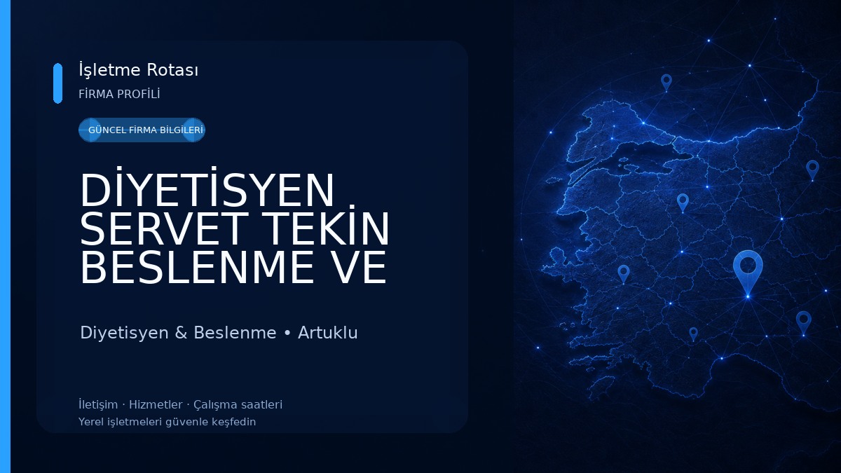 DİYETİSYEN SERVET TEKİN BESLENME VE DİYET KLİNİĞİ Diyetisyen & Beslenme