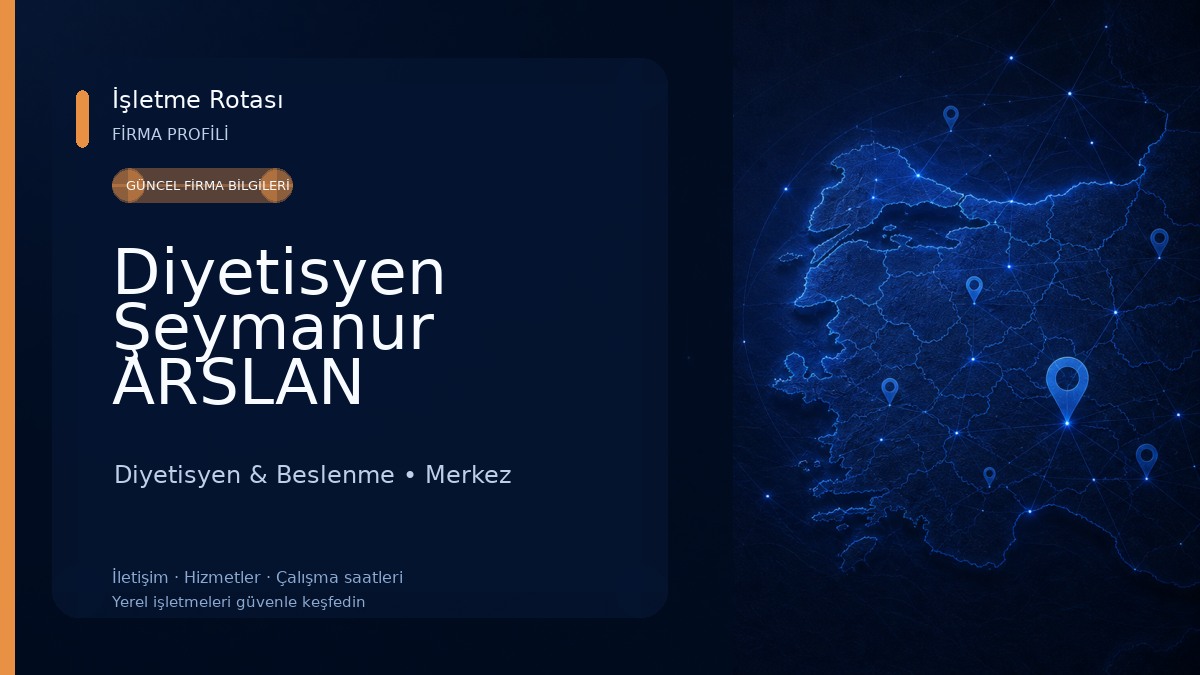 Diyetisyen Şeymanur ARSLAN
