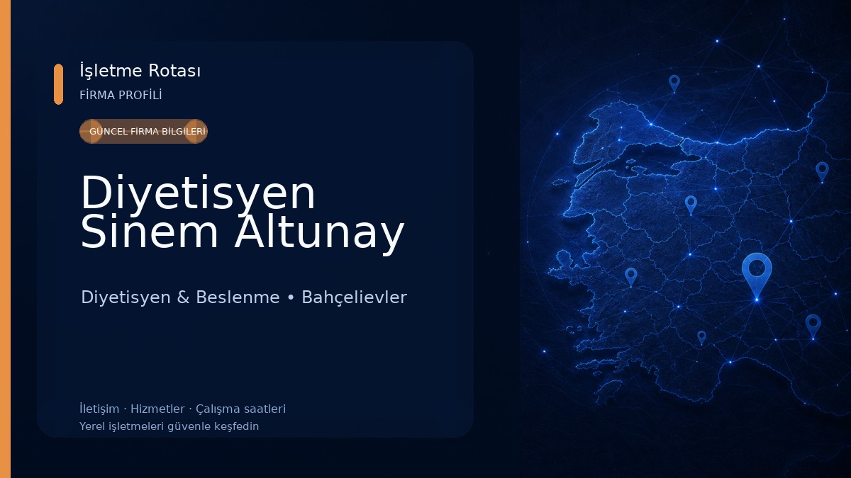 Diyetisyen Sinem Altunay Diyetisyen & Beslenme