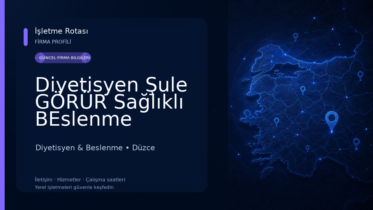 Diyetisyen Şule GÖRÜR Sağlıklı BEslenme Eğitim ve Danışmanlığı Diyetisyen & Beslenme