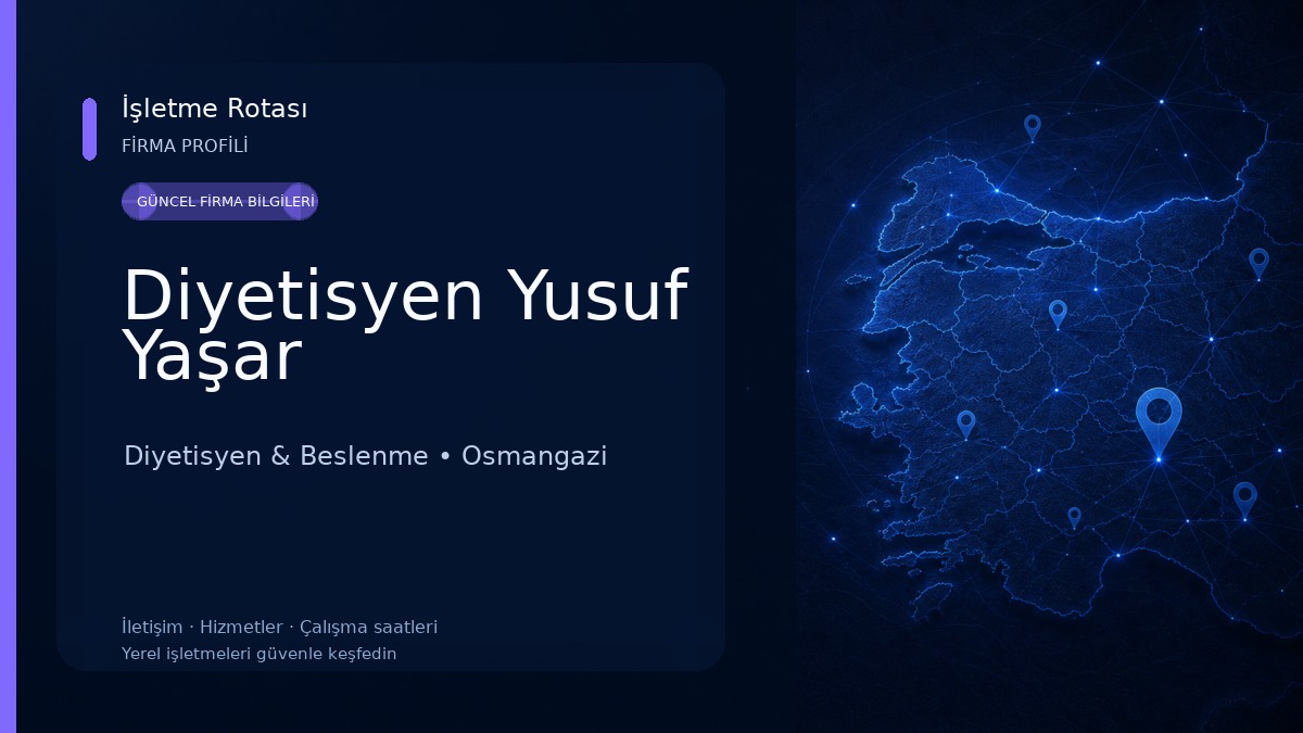 Diyetisyen Yusuf Yaşar