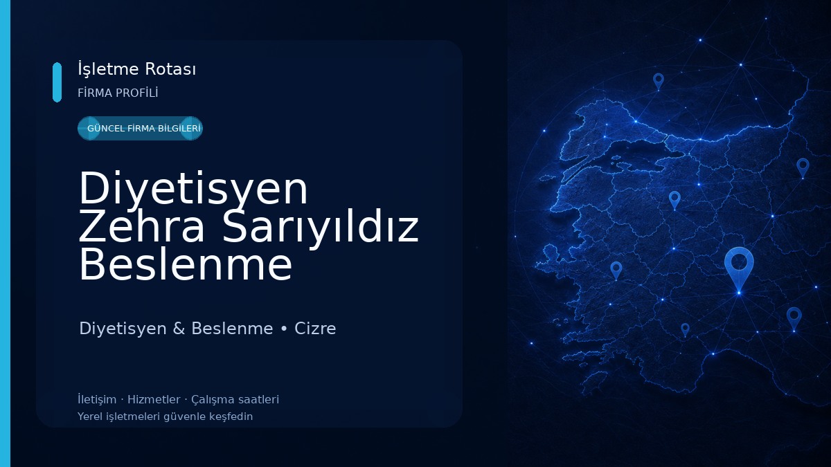 Diyetisyen Zehra Sarıyıldız Beslenme Danışmanlığı