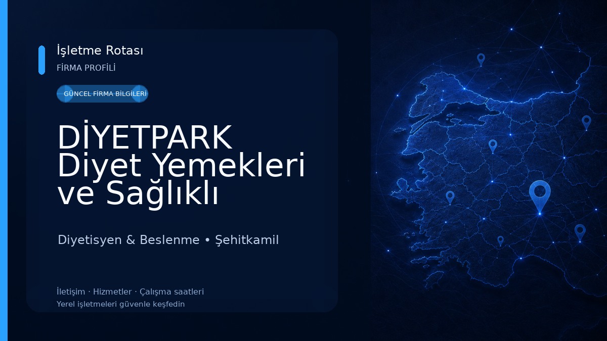 DİYETPARK Diyet Yemekleri ve Sağlıklı Yaşam Merkezi Diyetisyen & Beslenme