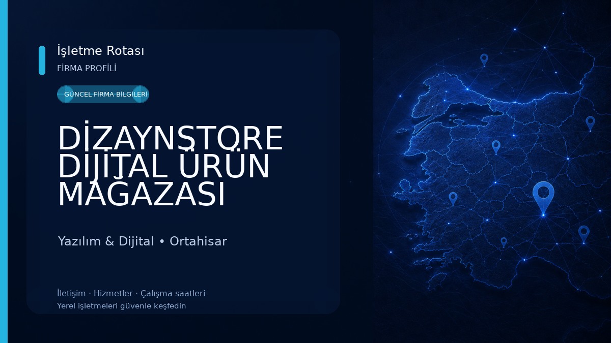 DİZAYNSTORE DİJİTAL ÜRÜN MAĞAZASI Yazılım & Dijital