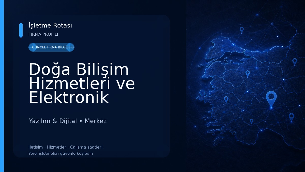 Doğa Bilişim Hizmetleri ve Elektronik Ürünler