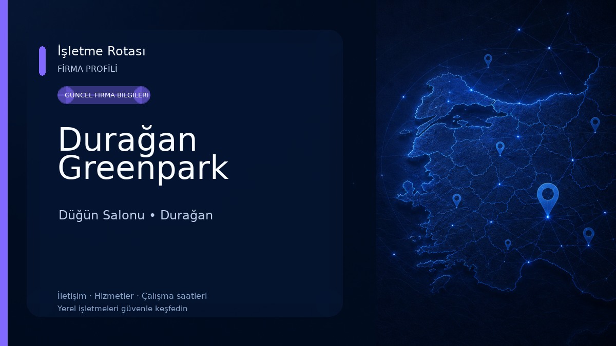 Durağan Greenpark Düğün Salonu