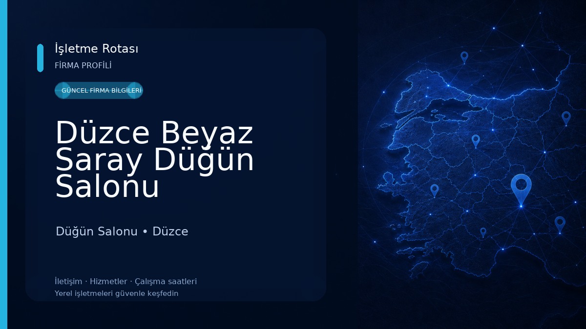Düzce Beyaz Saray Düğün Salonu Düğün Salonu