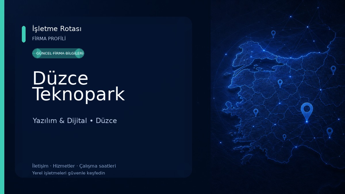 Düzce Teknopark Yazılım & Dijital
