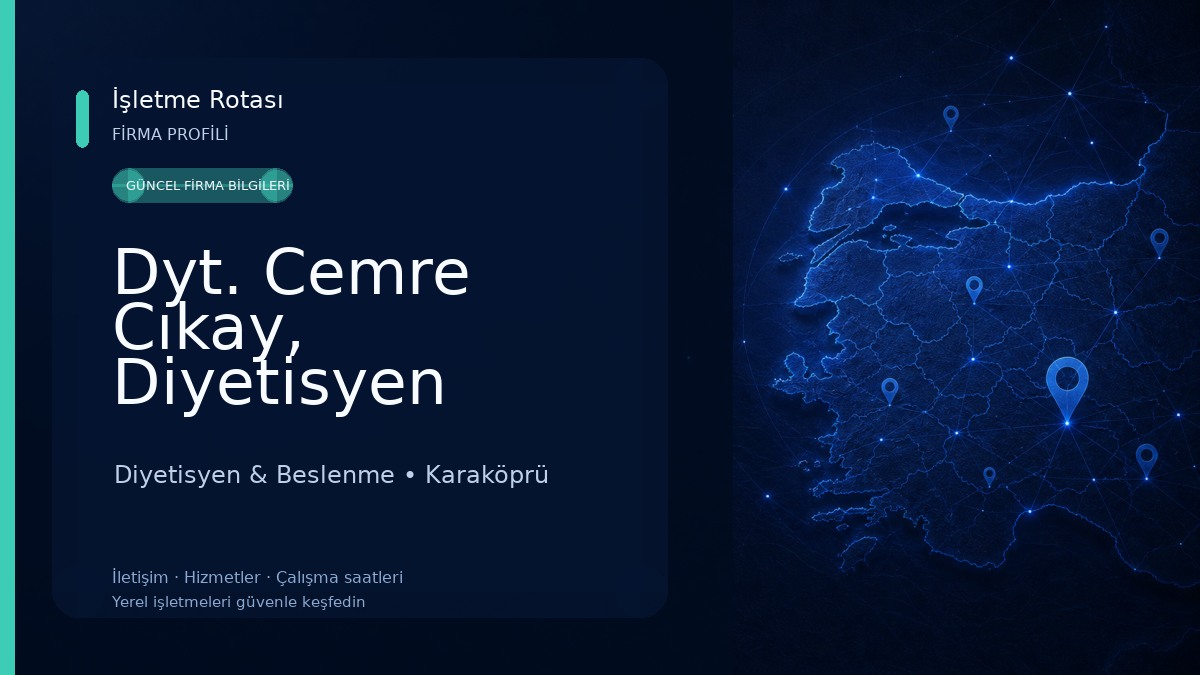 Dyt. Cemre Cıkay, Diyetisyen Diyetisyen & Beslenme