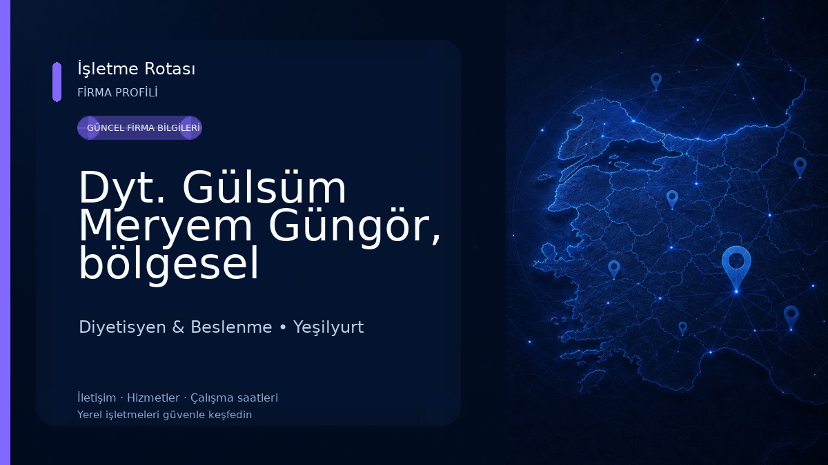 Dyt. Gülsüm Meryem Güngör, bölgesel zayıflama, sağlıklı beslenme ve diyet Diyetisyen & Beslenme