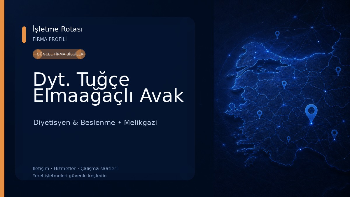Dyt. Tuğçe Elmaağaçlı Avak Diyetisyen & Beslenme