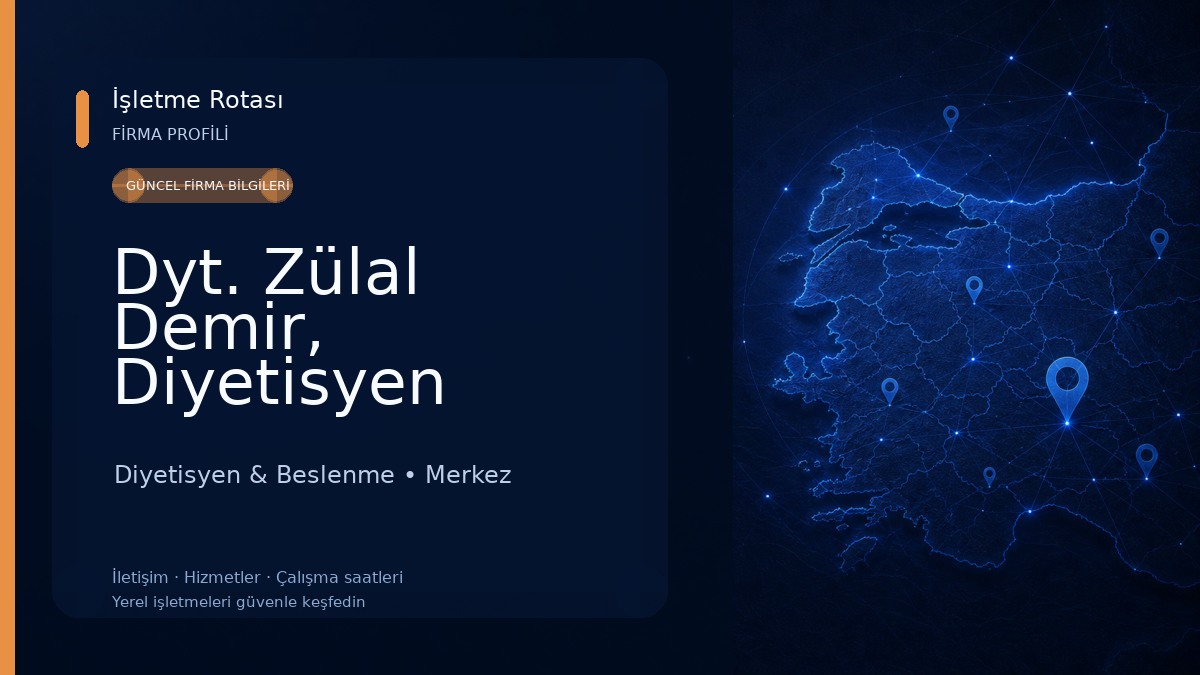 Dyt. Zülal Demir, Diyetisyen Diyetisyen & Beslenme