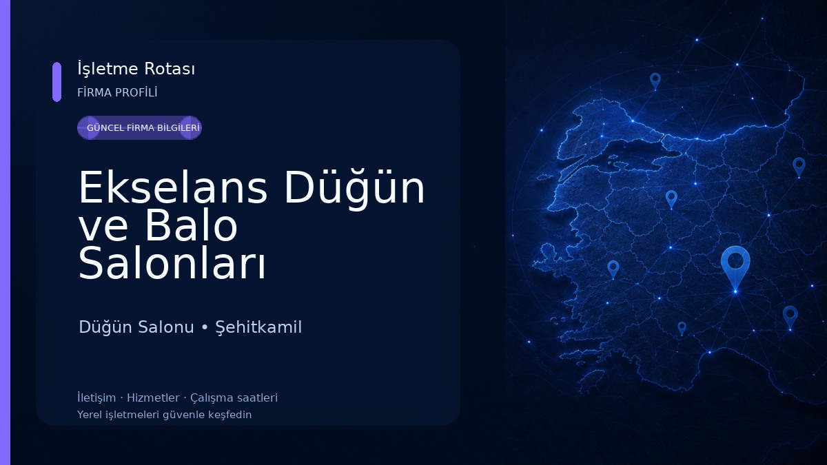 Ekselans Düğün ve Balo Salonları Düğün Salonu