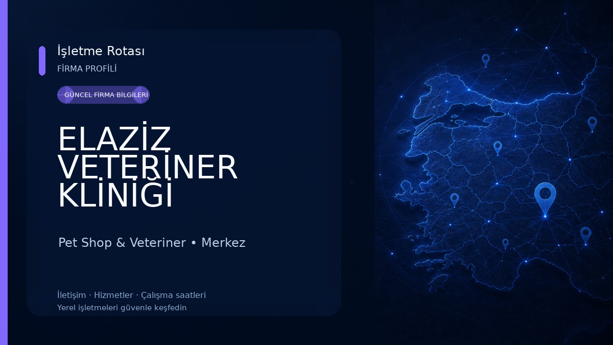 ELAZİZ VETERİNER KLİNİĞİ Pet Shop & Veteriner