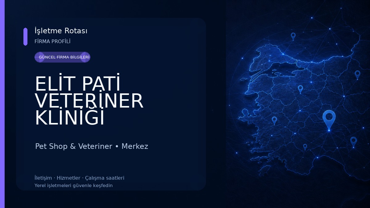 ELİT PATİ VETERİNER KLİNİĞİ